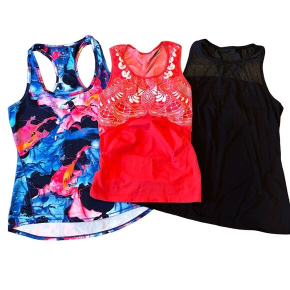 Bundle of 3 Athleta Women's Tank Tops Size S - Picture 1 of 16